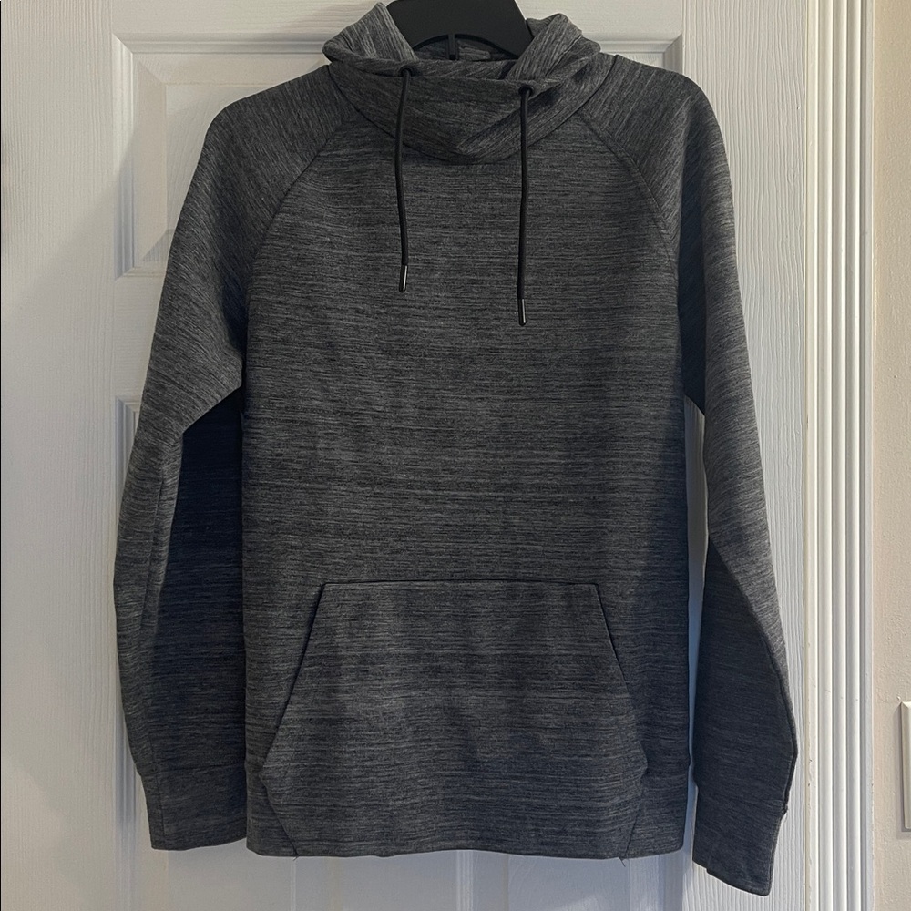 H&M Pullover Long Sleeve Cowl Neck Kangaroo Pocket Women’s Small Gray